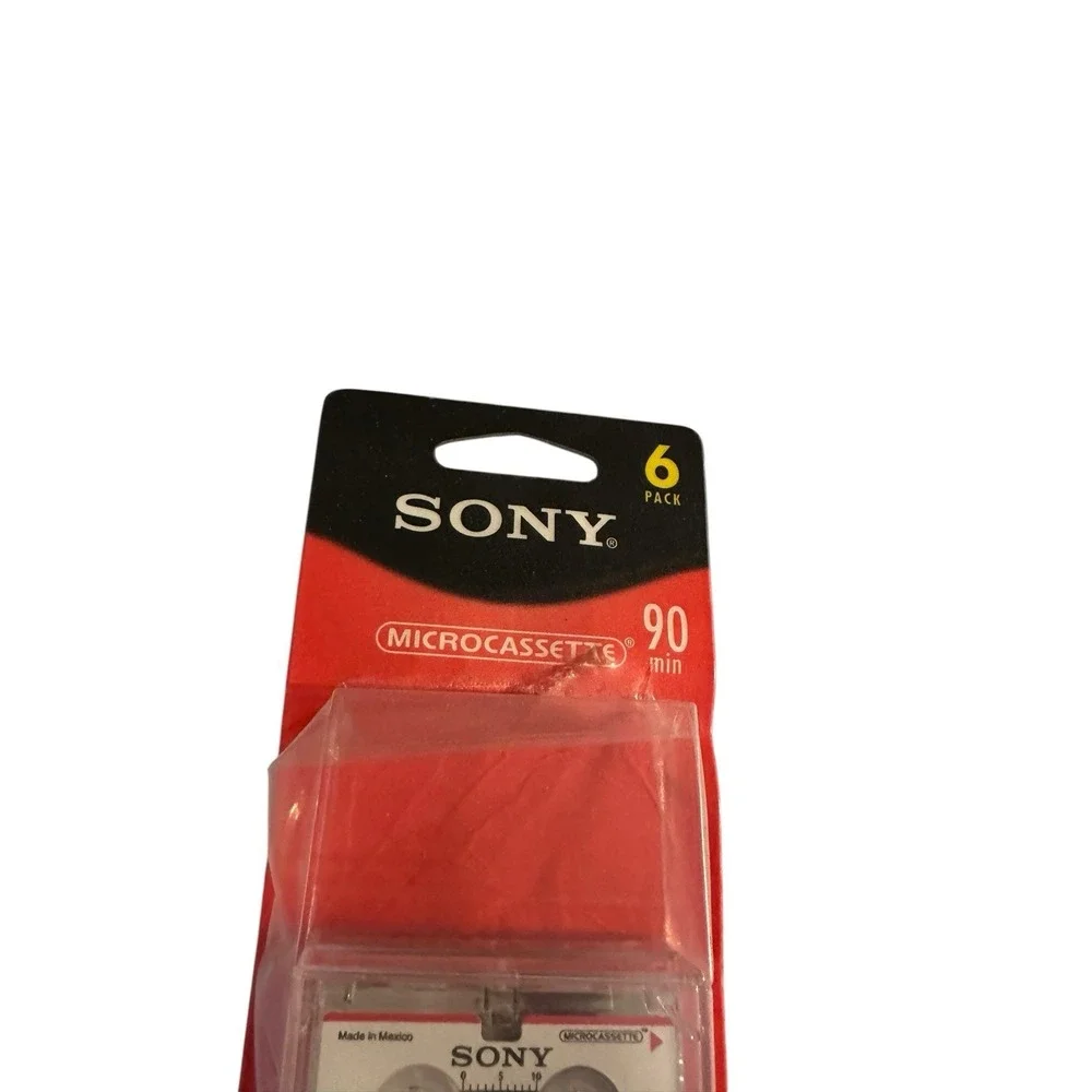 Sony MC-90 Microcassette Tape Pack of 4 tapes each 90 Minute Open Box